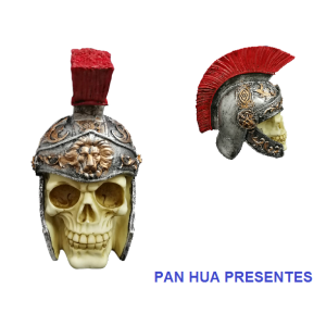 CAVEIRA ESPARTANA GDR0033 RESINA 14,5X11X21CM