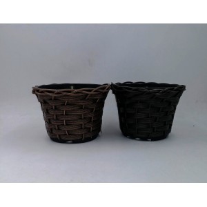 VASO DE PLASTICO SINTETICO S/BORDA