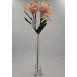 FLOR ASTROMELIA ENVELHECIDA COM 6 FLORES