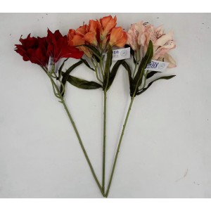 FLOR ASTROMELIA ENVELHECIDA COM 6 FLORES