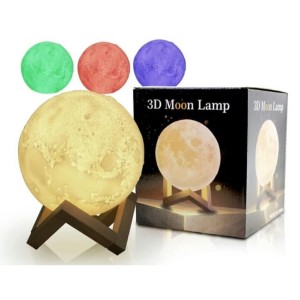 LUMINáRIA LUA JD-2994 3D MOON LAMP
