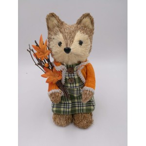 RAPOSA NATALINA EM PALHA