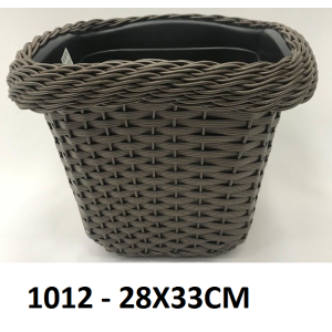 VASO PLAST. SINTETICO GR. QUADRADO