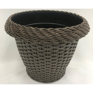 VASO DE PLÁSTICO REDONDO COM BORDA