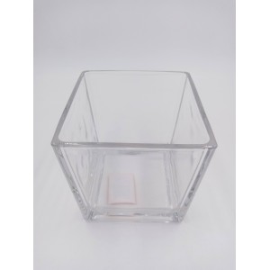 VASO DE VIDRO W347-53 QUADRADO 12X12CM