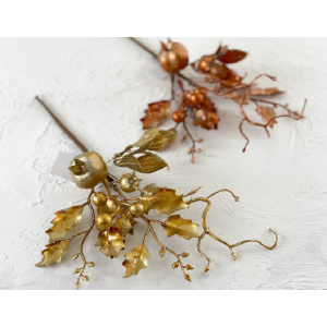 FLOR NATALINA AN168 AZEVINHO METALIZADO