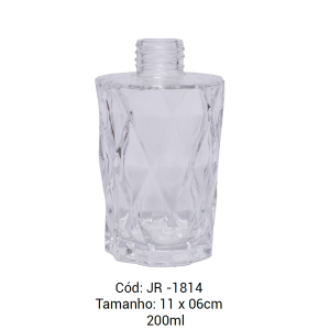 GARRAFA DE VIDRO P/AROMATIZADOR  REDONDO