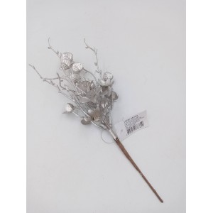 FLOR NATALINA AN153 PICK MINI FOLHA METALIZADA