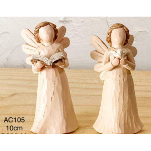 RESINA ANJO AC105 C/2 P?S C/POMBO E LIVRO