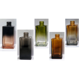 GARRAFA DE VIDRO P/ AROMATIZADOR  QUADRADO ALTO