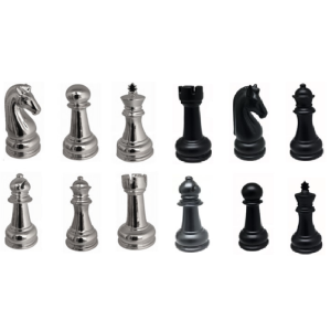 ENFEITE CER?MICA TXDZ-05/6 PE?A XADREZ PEQ. METALIZADA