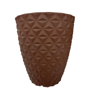 VASO ROTOMOLDADO 10043 LAPIDADO REDONDO GR.