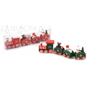 TREM MADEIRA NTA01047 3 VAGÃO PASSEGEIRO