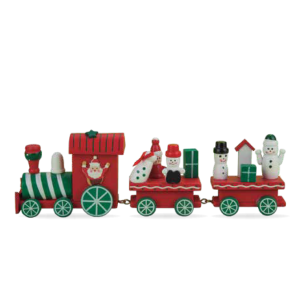 TREM DE MADEIRA DECORATIVO