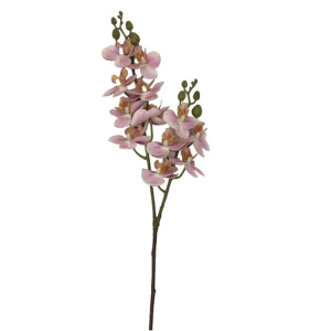 ORQUíDEA  SILICONE COM 02 GALHOS