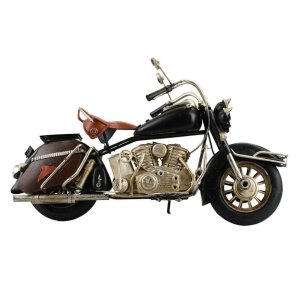 ENFEITE METAL AT2104D-3084 MOTOCICLETA PRETA