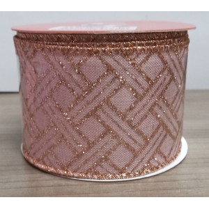 FITA NATALINA CF505 ROSE GLITER ARABESCO