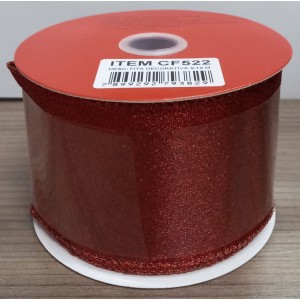 FITA NATALINA CF522 VERMELHO BRILHO