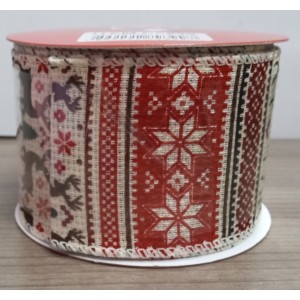 FITA NATALINA  DEER SNOWFLAKE