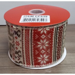 FITA NATALINA  DEER SNOWFLAKE