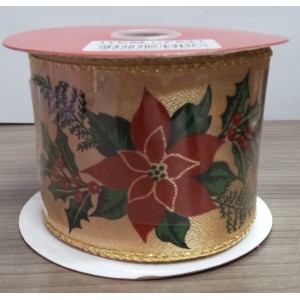 FITA NATALINA CF541 POISETTIA CHAMPAGNE