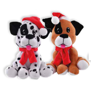 CACHORRO EM  PELÚCIA DECORATIVO SORTIDOS