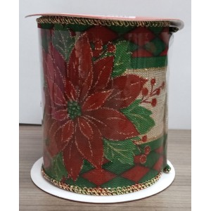 FITA NATALINA POISETTIA LARGA