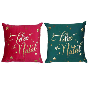 CAPA P/ALMOFADA CAPX0018 NATALINA 43X43CM