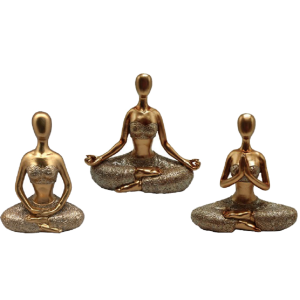 YOGA CERAMICA MEDITANDO 17CM