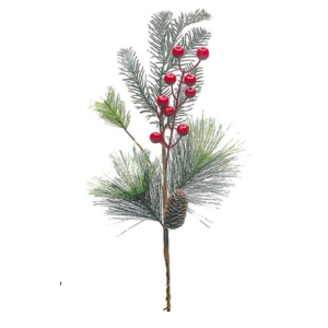 HASTE  NATALINA  GALHO PINHEIRO C/ CEREJAS