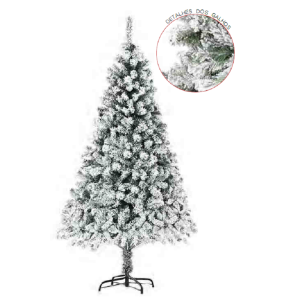 ÁRVORE NATAL ARVNK120 NEVADA 200G LUXO
