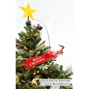 PONTEIRA DE ÁRVORE AC972 C/LUZ E MOVIMENTO