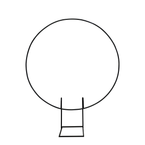 ARCO DE FERRO DECORATIVO