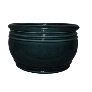 CACHEPOT 7469 BACIA SATURNO VERDE N 2