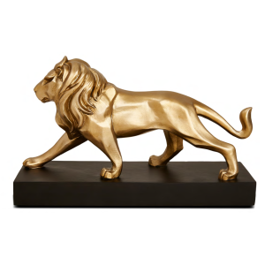 ESCULTURA POLIRRESINA 17818 LEÃO