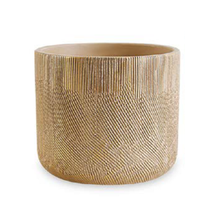 CACHEPOT CIMENTO 10853P NUDE DOURADO PEQ.