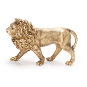 ESCULTURA POLIRRESINA 14892 LEÃO