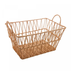 CESTA METAL C/ALÇA VAZADA