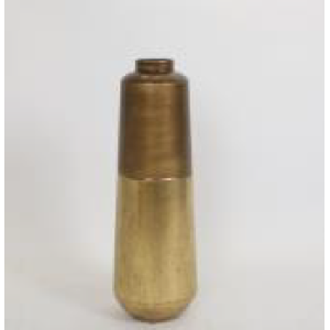 VASO METAL VINTAGE 139014 MARROM/DOURADO
