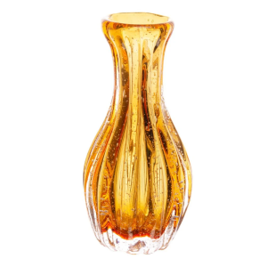 VASO DE VIDRO ITALY ÂMBAR