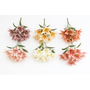 BUQUE DE LIRIO RAJADO C/9GALHOS