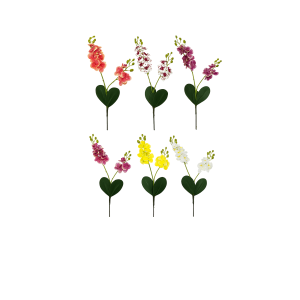 HASTE DE ORQUIDEA  DUPLA  EM SILICONE