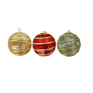 BOLA DE NATAL DECORATIVA