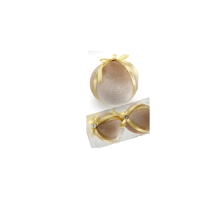 BOLA NATALINA  CHAMPAGNE  C/2
