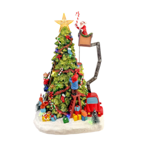 CENARIO  NATALINO  DECORANDO ARVORE NATAL