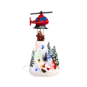 CENARIO  NATALINO ALPES C/ HELICOPTERO