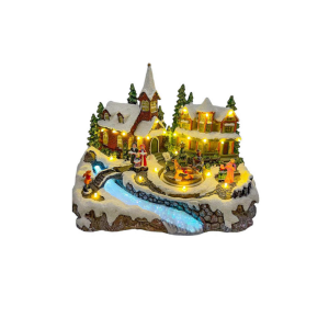 CENARIO NATALINO  VILA COM CANTORES