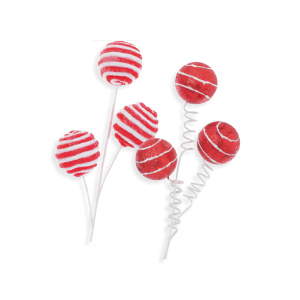 PICK NATALINO COM 3 BALAS RED