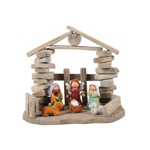 PRESEPIO NATALINO DED05420 RESINA  27X16X25CM